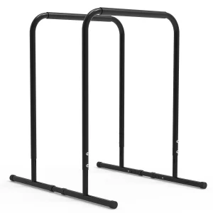 leikefitness Pull Up Dip Station Strength Training Dip Stands Station Tricep Dips Push-Ups For Home Gym