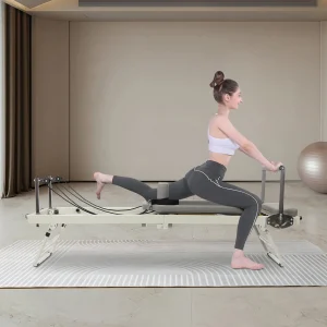 Foldable Pilates Reformer Machine, Multifunctional Yoga Fitness Equipment, Pilates Exercise Equipment