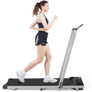 3-in-1 Folding Treadmill – 3.0HP Quiet Home Walking & Running Pad