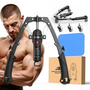 FLYBIRD 3-in-1 Twister Arm Trainer with Ab Roller & Adjustable Hydraulic Resistance