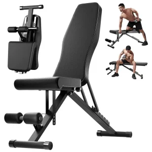 Adjustable Foldable Weight Bench – 1000 lbs Capacity Full Body Strength Training